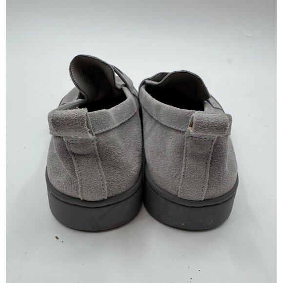 Vionic Uptown Gray Suede Penny Loafers Womens Size 8.5 With Rubber Sole - Picture 7 of 7